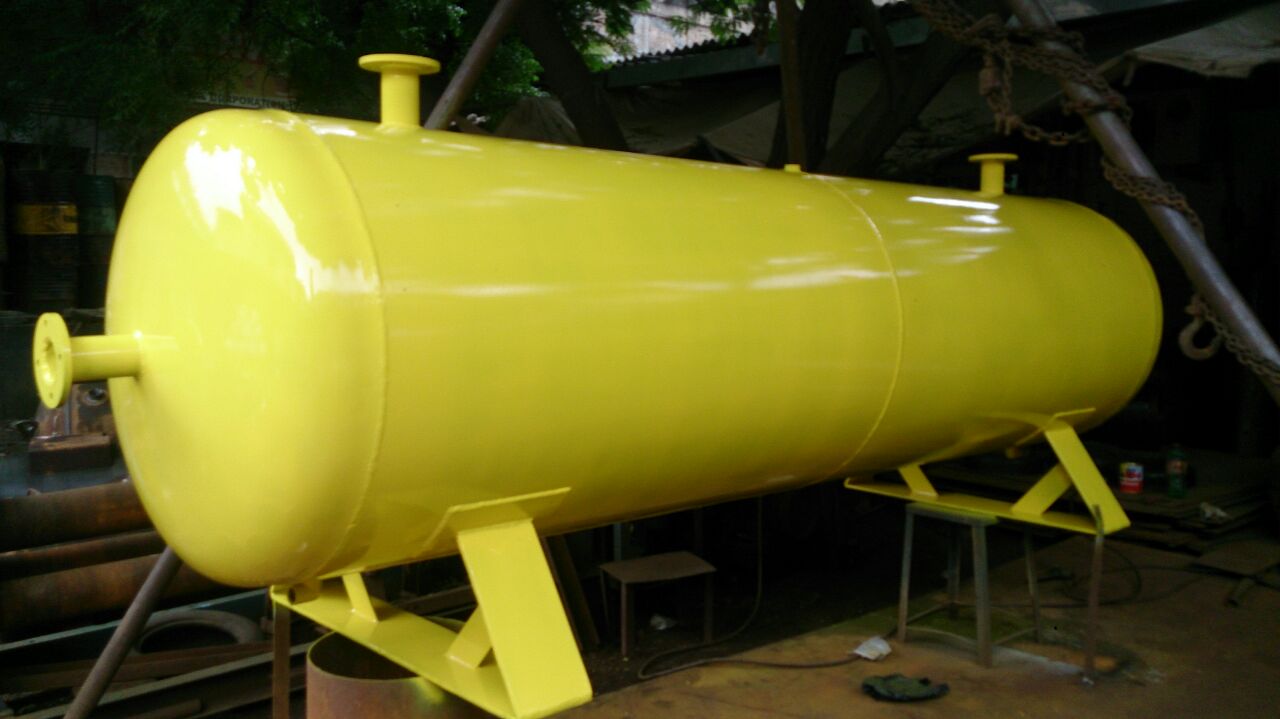 Horizontal receiver tank — Aircon Industries manufacturing gallery